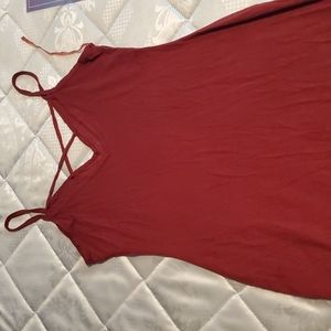Burgundy color Dress